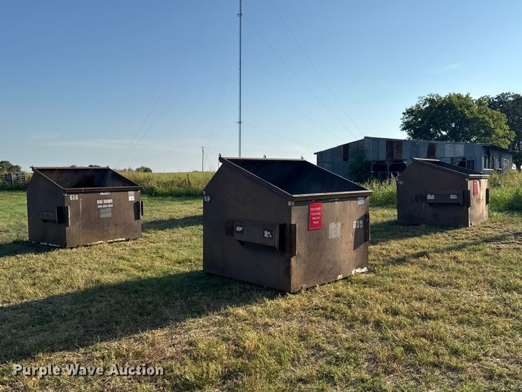 image for item FC4399 (4) Wastequip dumpsters