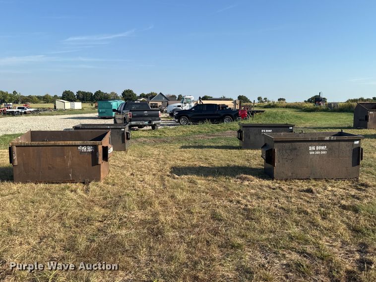 image for item FC4400 (4) Wastequip dumpsters