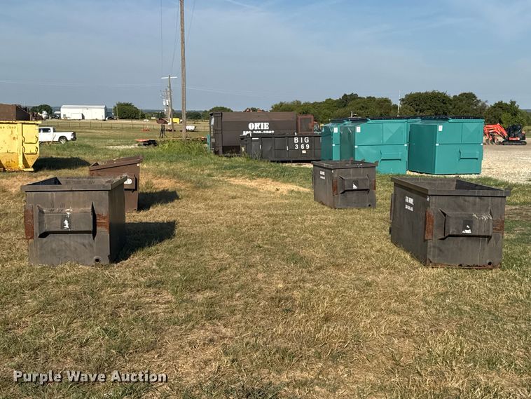 image for item FC4400 (4) Wastequip dumpsters