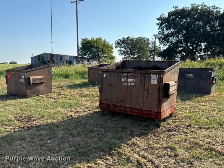 (4) Wastequip dumpsters