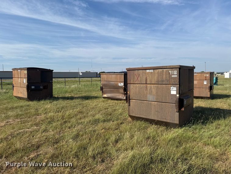 (5) Wastequip dumpsters