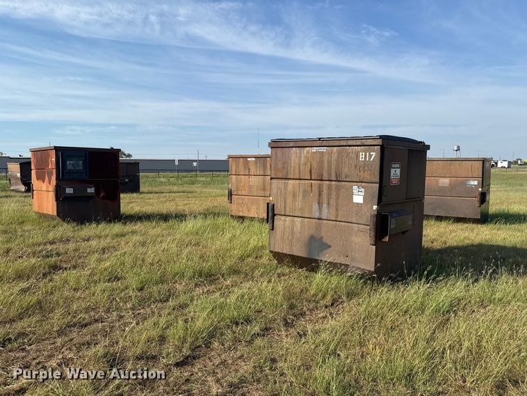 (5) Wastequip dumpsters