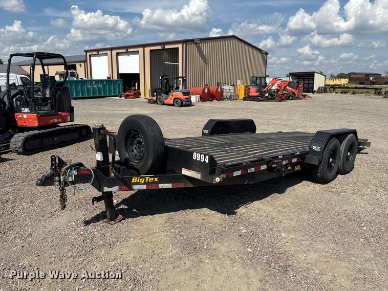 2023 Big Tex 14TL-20BK tilt deck equipment trailer