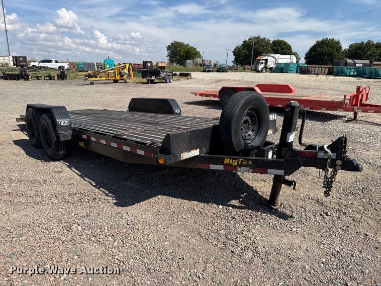 image for item FC4416 2023 Big Tex 14TL-20BK tilt deck equipment trailer