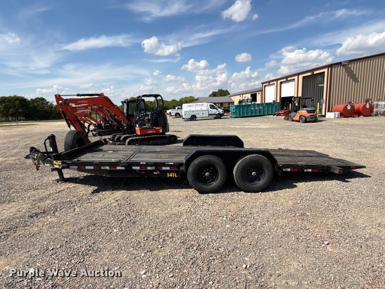 image for item FC4416 2023 Big Tex 14TL-20BK tilt deck equipment trailer