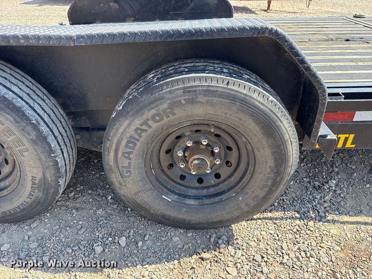 image for item FC4416 2023 Big Tex 14TL-20BK tilt deck equipment trailer