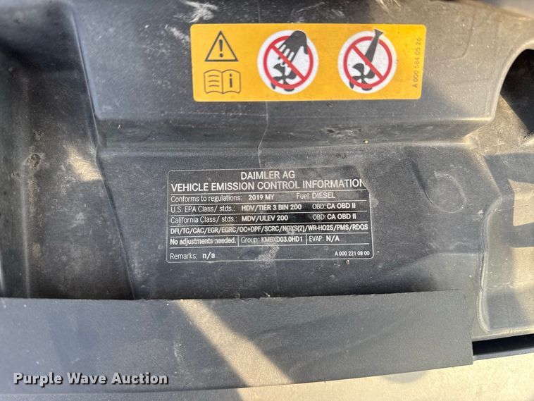 image for item FC4418 2019 Mercedes-benz Sprinter 3500 van