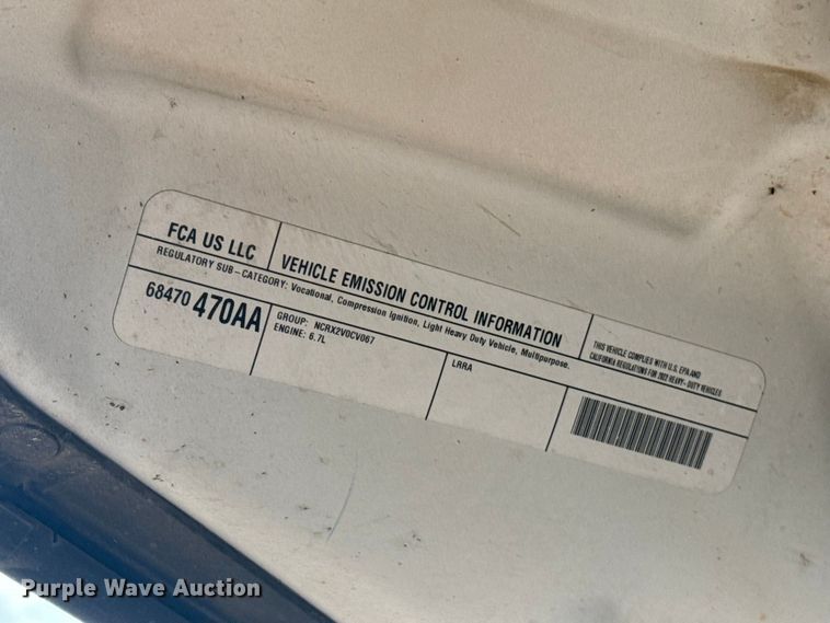 image for item FC4463 2022 RAM 5500 flatbed truck