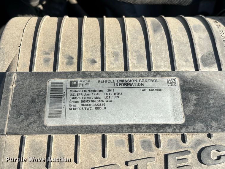 image for item FG0691 2013 GMC Savana 1500 van