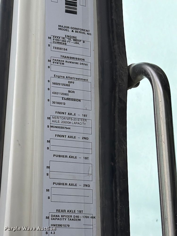 image for item FH6348 2012 Autocar Xpeditor refuse truck