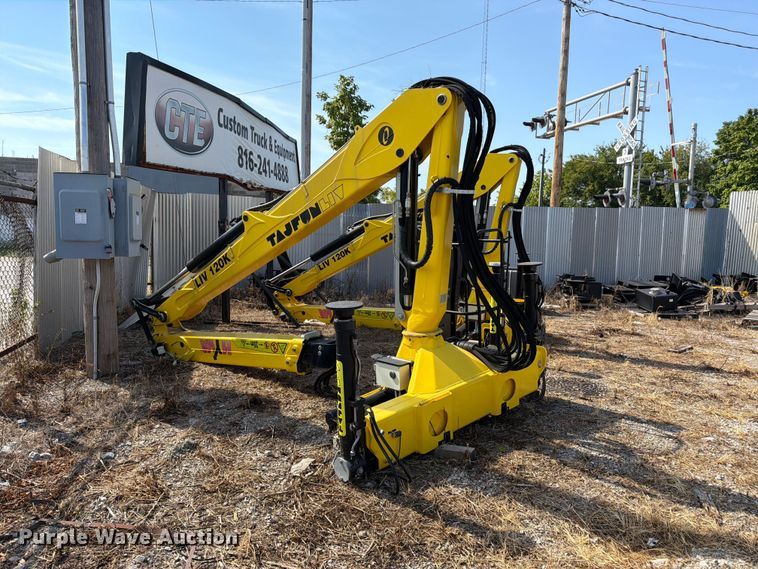 image for item FK3430 2021 Hyva HYLIV-LC120K  articulating knuckle boom crane