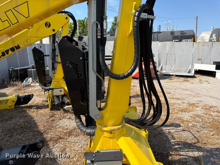image for item FK3430 2021 Hyva HYLIV-LC120K  articulating knuckle boom crane
