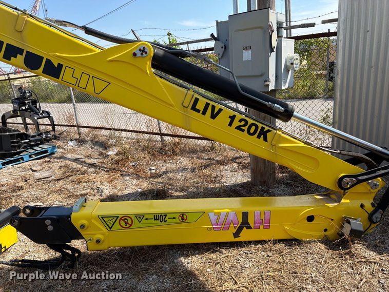image for item FK3430 2021 Hyva HYLIV-LC120K  articulating knuckle boom crane