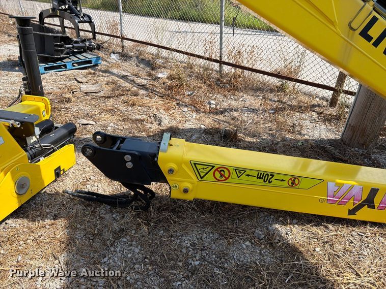 image for item FK3430 2021 Hyva HYLIV-LC120K  articulating knuckle boom crane
