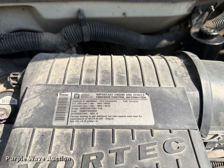 image for item FK3469 2012 Chevrolet Express G3500 box truck