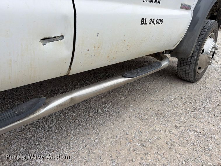 image for item FK3481 2005 Ford F450 Crew Cab flatbed truck