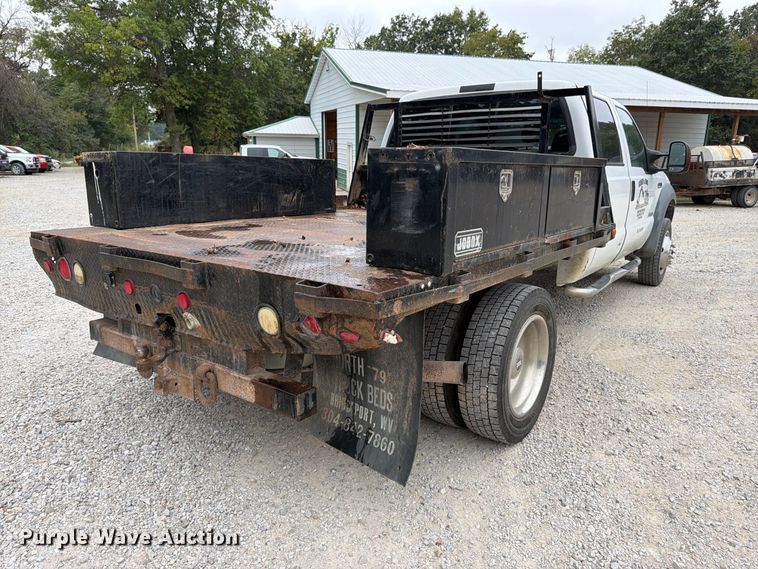 image for item FK3481 2005 Ford F450 Crew Cab flatbed truck
