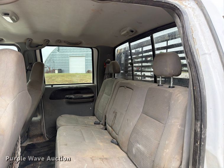 image for item FK3481 2005 Ford F450 Crew Cab flatbed truck
