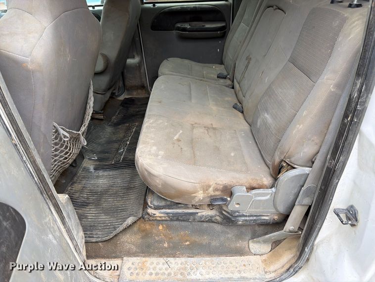 image for item FK3481 2005 Ford F450 Crew Cab flatbed truck