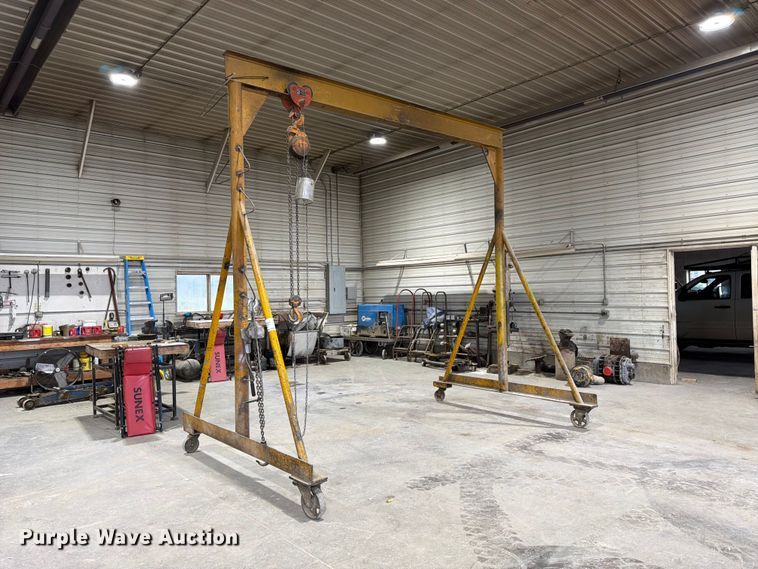 Shop built gantry crane