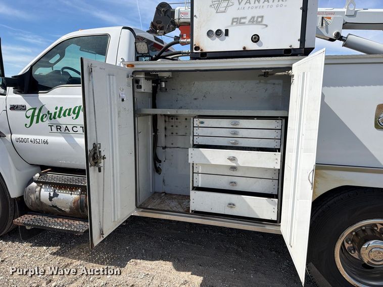 image for item FK4183 2015 Ford F750 Super Duty XL utility / service truck