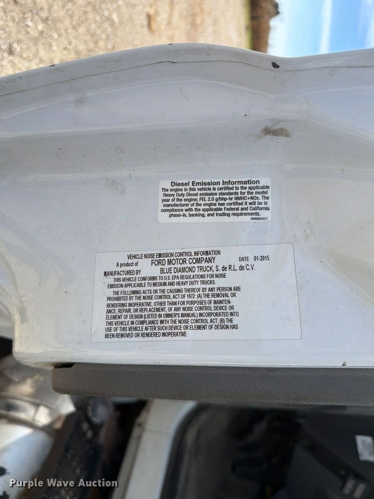 image for item FK4183 2015 Ford F750 Super Duty XL utility / service truck