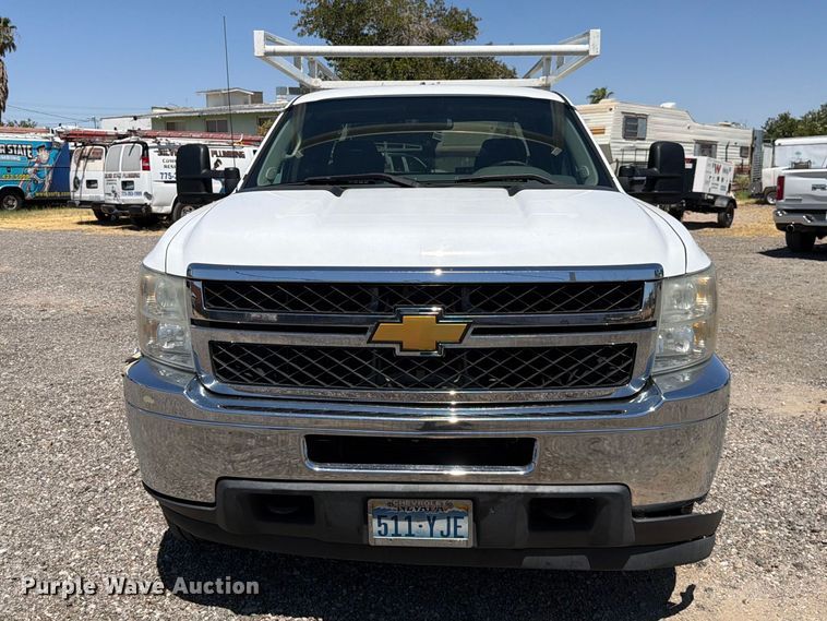 image for item FK4576 2012 Chevrolet Silverado 2500HD Ext. Cab utility bed pickup truck
