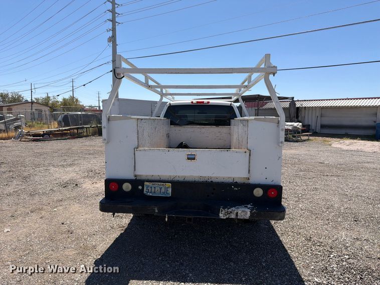 image for item FK4576 2012 Chevrolet Silverado 2500HD Ext. Cab utility bed pickup truck