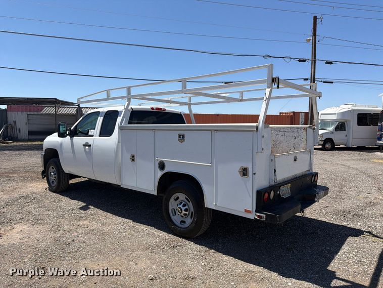image for item FK4576 2012 Chevrolet Silverado 2500HD Ext. Cab utility bed pickup truck