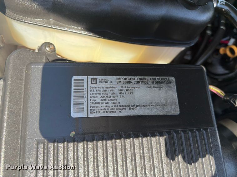 image for item FK4576 2012 Chevrolet Silverado 2500HD Ext. Cab utility bed pickup truck