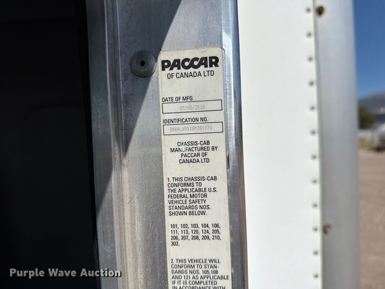 image for item FK4634 2010 Kenworth T370 box truck