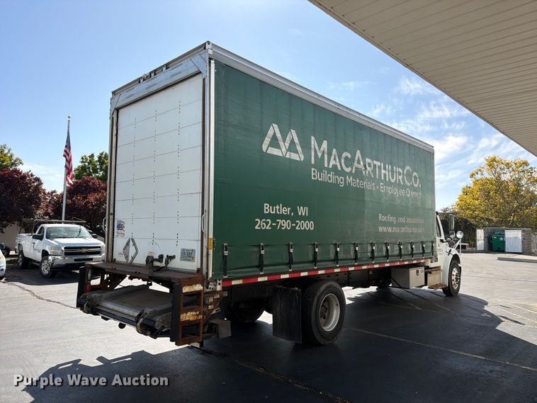 image for item FK4644 2020 Freightliner Business Class M2 side curtain box truck  