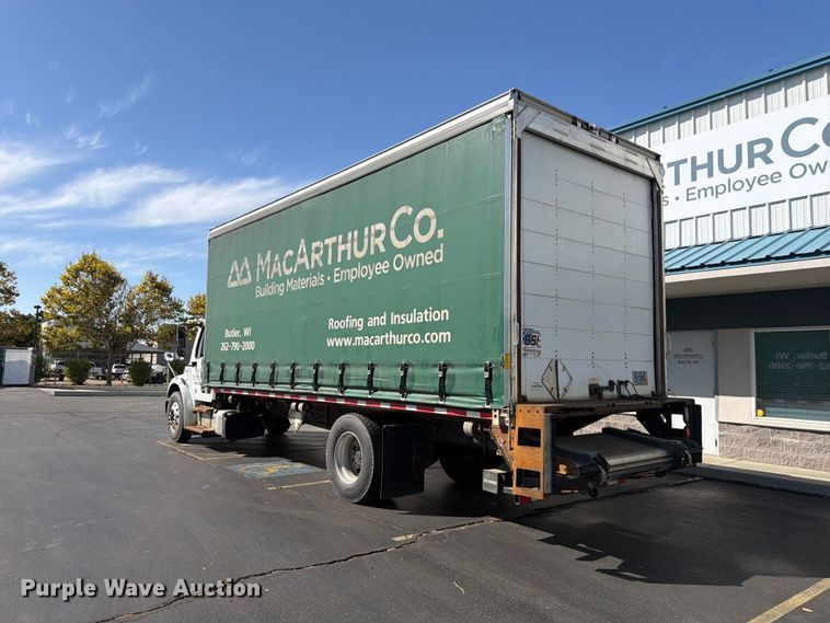 image for item FK4644 2020 Freightliner Business Class M2 side curtain box truck  