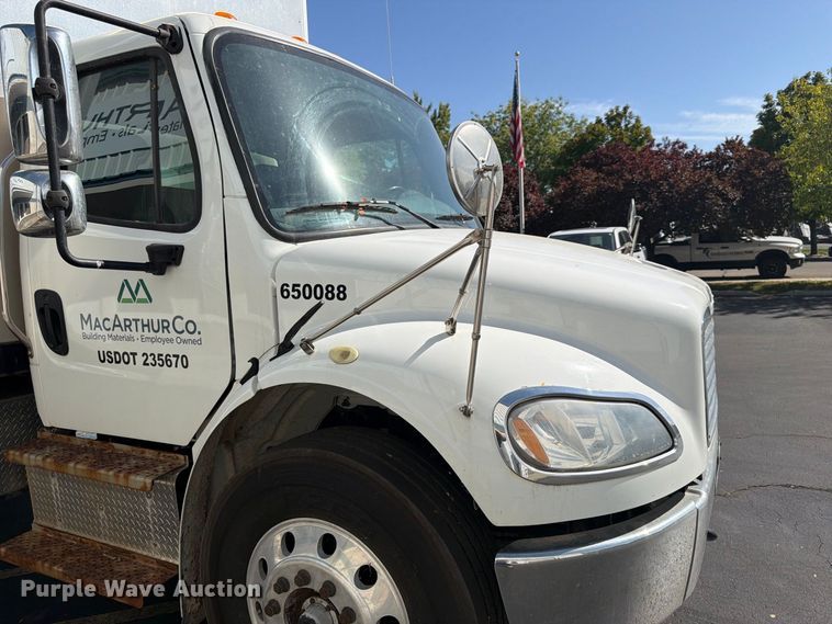 image for item FK4644 2020 Freightliner Business Class M2 side curtain box truck  