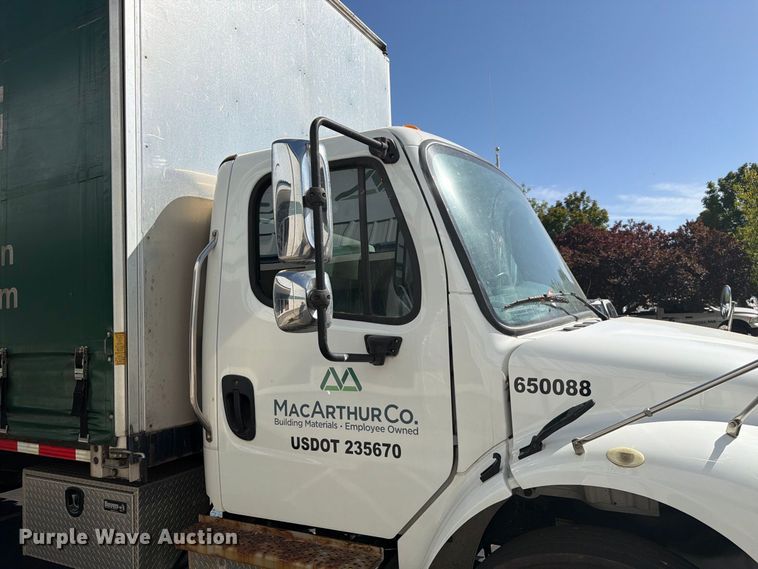 image for item FK4644 2020 Freightliner Business Class M2 side curtain box truck  