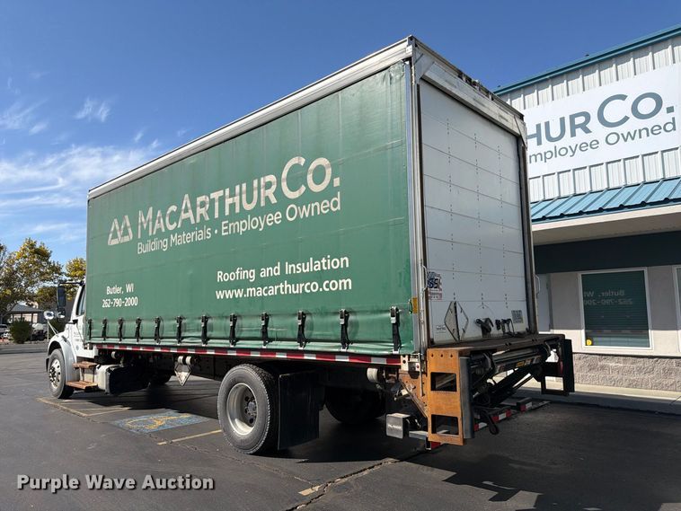 image for item FK4644 2020 Freightliner Business Class M2 side curtain box truck  