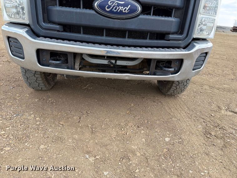 image for item FK5071 2015 Ford F350 Ext. Cab utility bed pickup truck