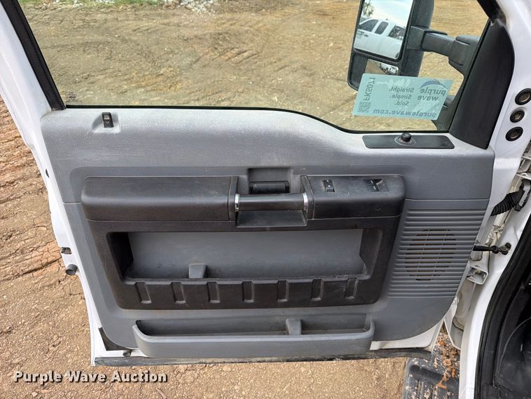 image for item FK5071 2015 Ford F350 Ext. Cab utility bed pickup truck