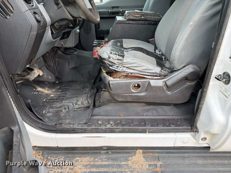 image for item FK5071 2015 Ford F350 Ext. Cab utility bed pickup truck
