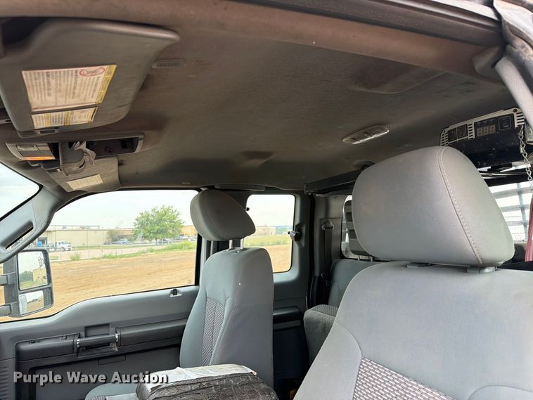 image for item FK5071 2015 Ford F350 Ext. Cab utility bed pickup truck