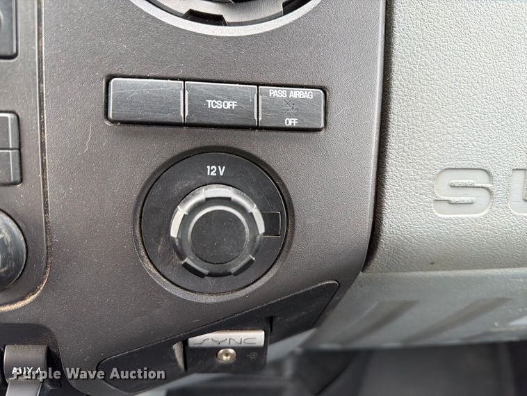 image for item FK5071 2015 Ford F350 Ext. Cab utility bed pickup truck