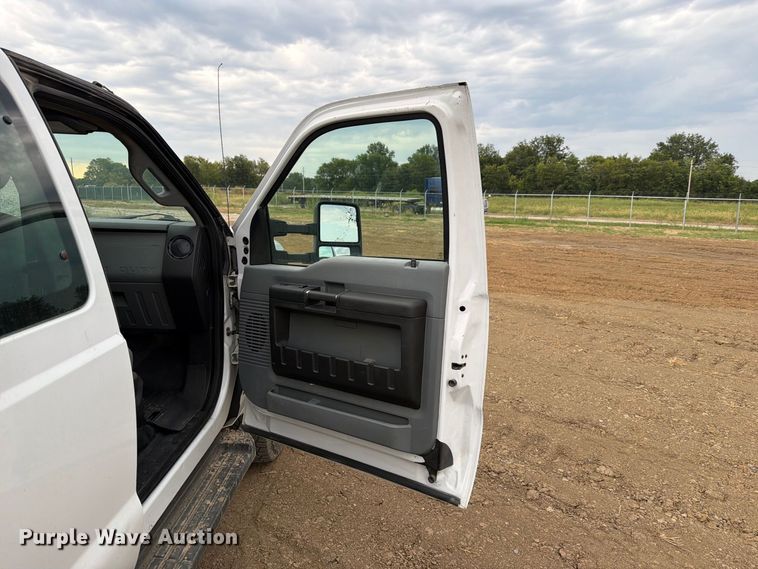 image for item FK5071 2015 Ford F350 Ext. Cab utility bed pickup truck