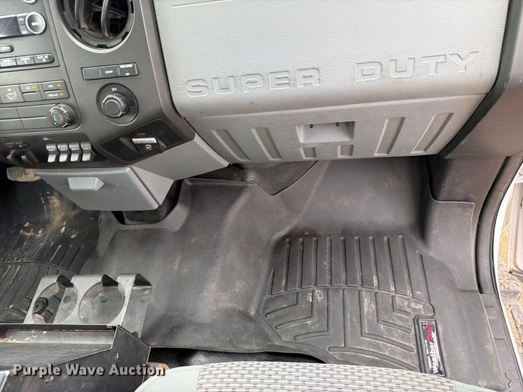 image for item FK5071 2015 Ford F350 Ext. Cab utility bed pickup truck