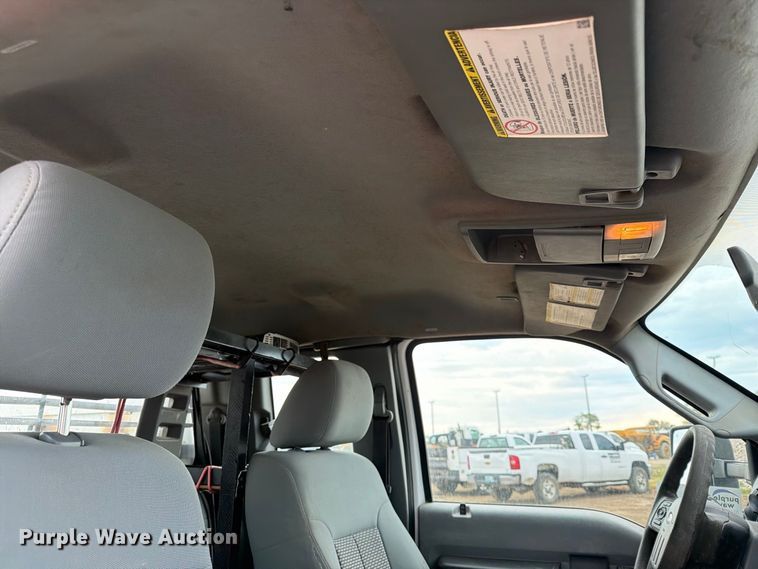 image for item FK5071 2015 Ford F350 Ext. Cab utility bed pickup truck