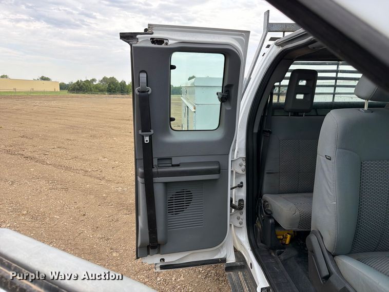 image for item FK5071 2015 Ford F350 Ext. Cab utility bed pickup truck
