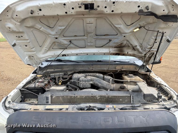 image for item FK5071 2015 Ford F350 Ext. Cab utility bed pickup truck