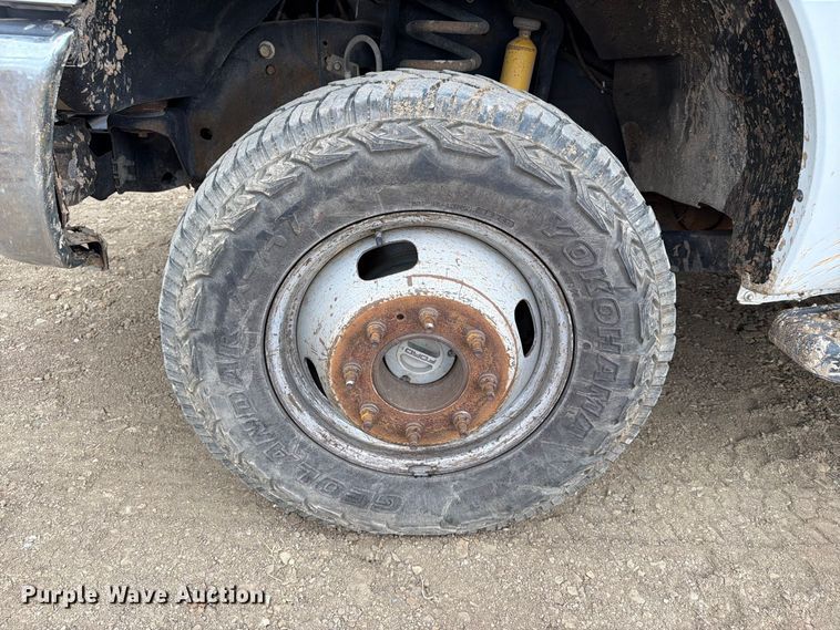 image for item FK5071 2015 Ford F350 Ext. Cab utility bed pickup truck