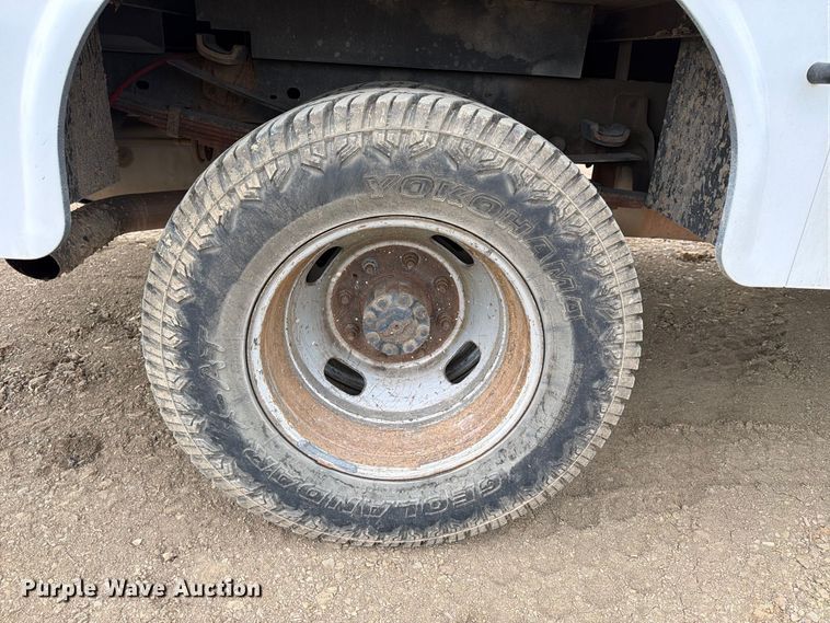 image for item FK5071 2015 Ford F350 Ext. Cab utility bed pickup truck