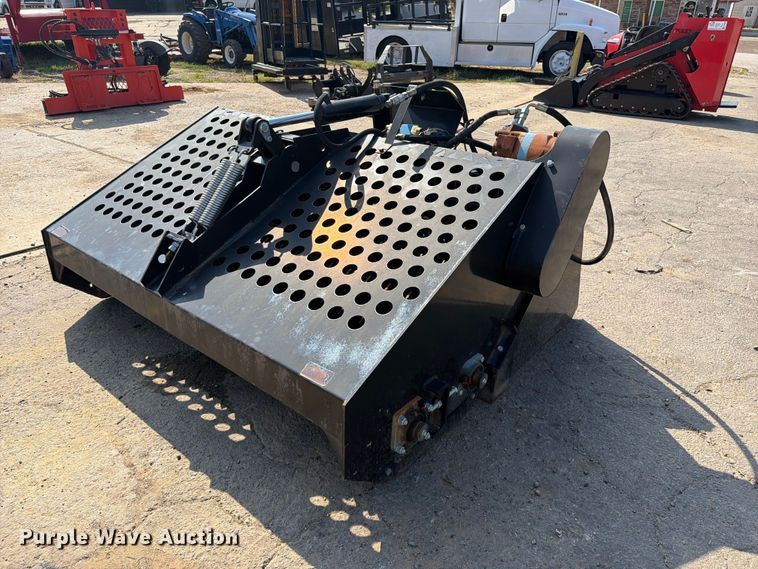 AGT skid steer landscape rake