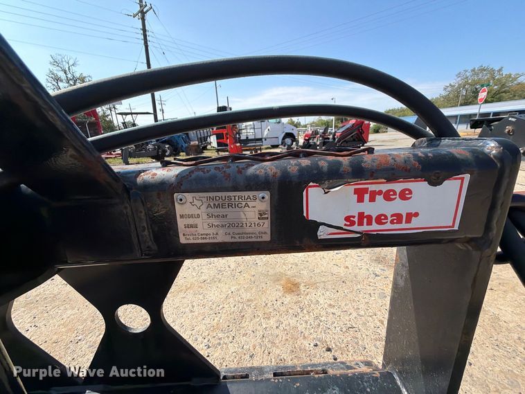 image for item FK5224 Industrias America skid steer tree shear